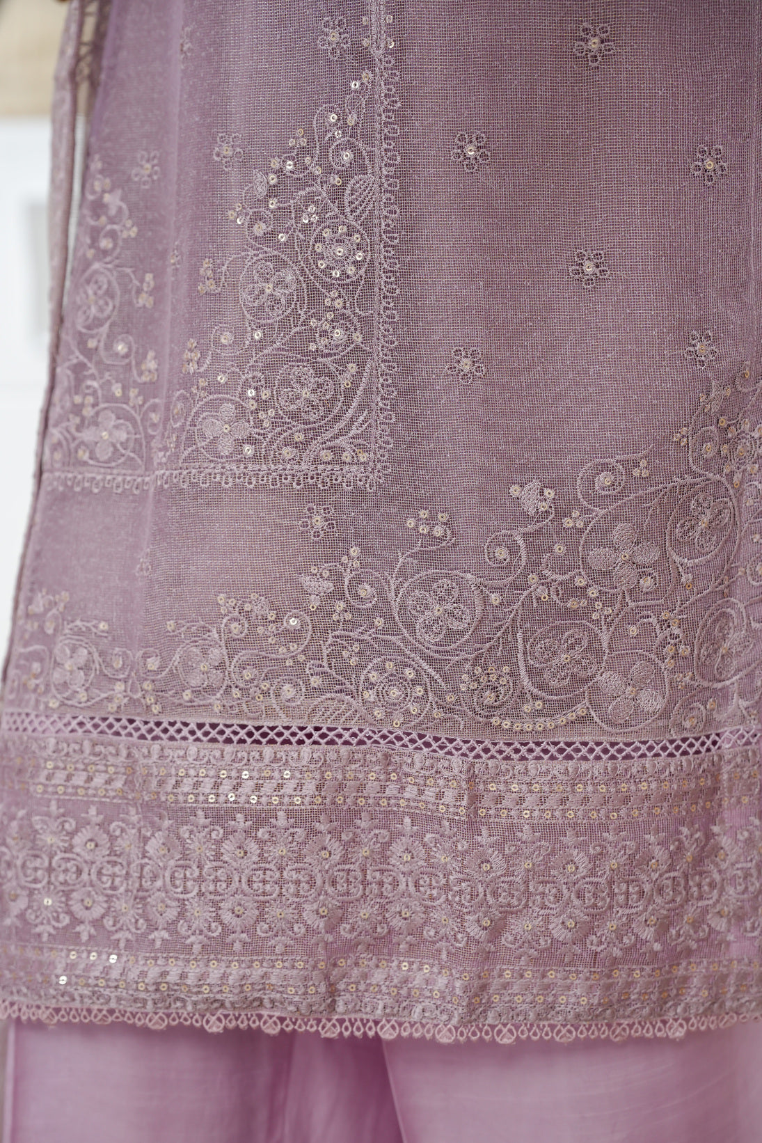 Noor mehel Marbel Net Embroidered N-04