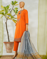 Anzeb Unstitched Embroidered Cotton Collection Vol-I