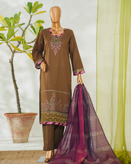 Anzeb Unstitched Embroidered Cotton Collection Vol-I