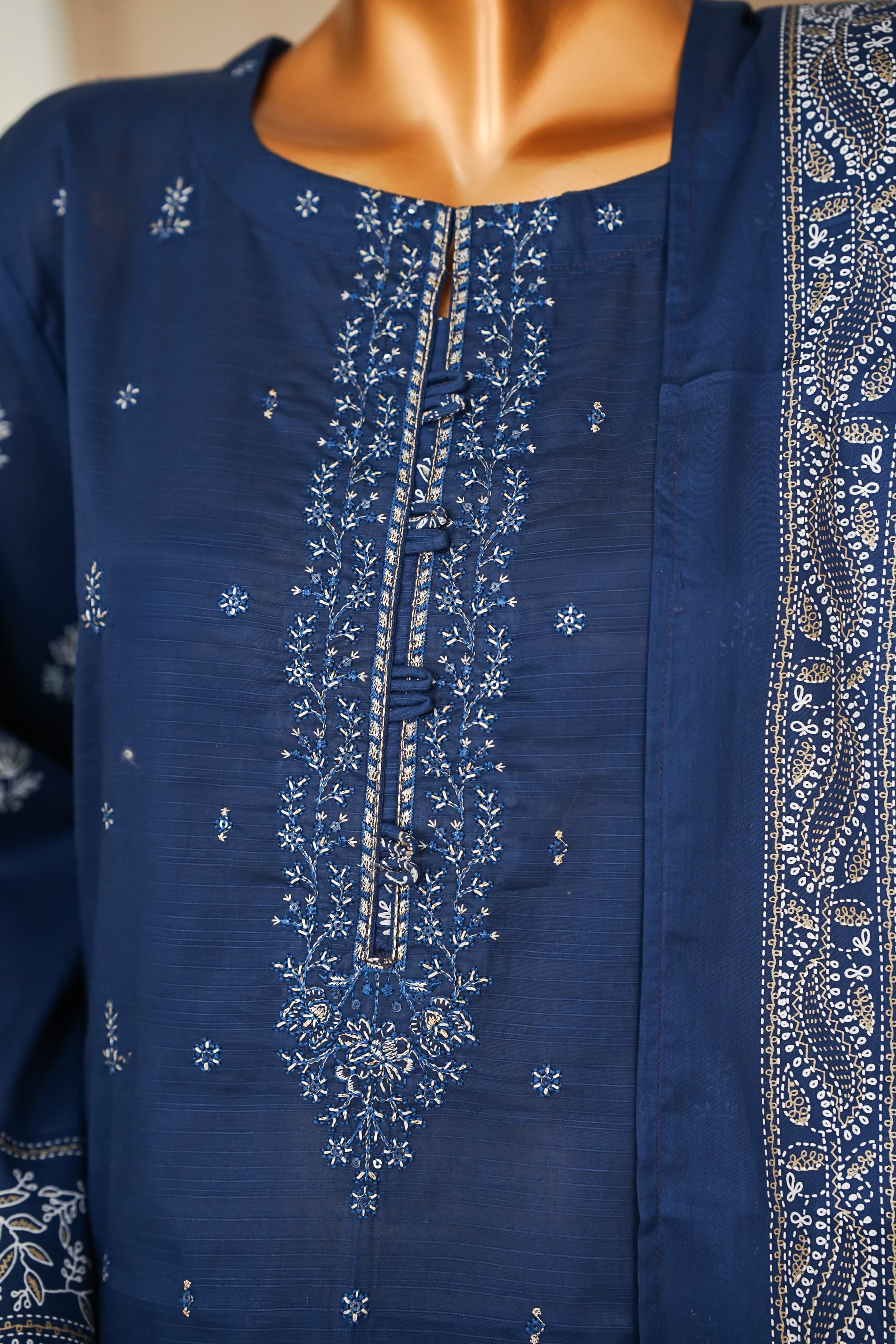 SHAH MEENA Table printed Embroidered Collection Vol 1,25 S-02