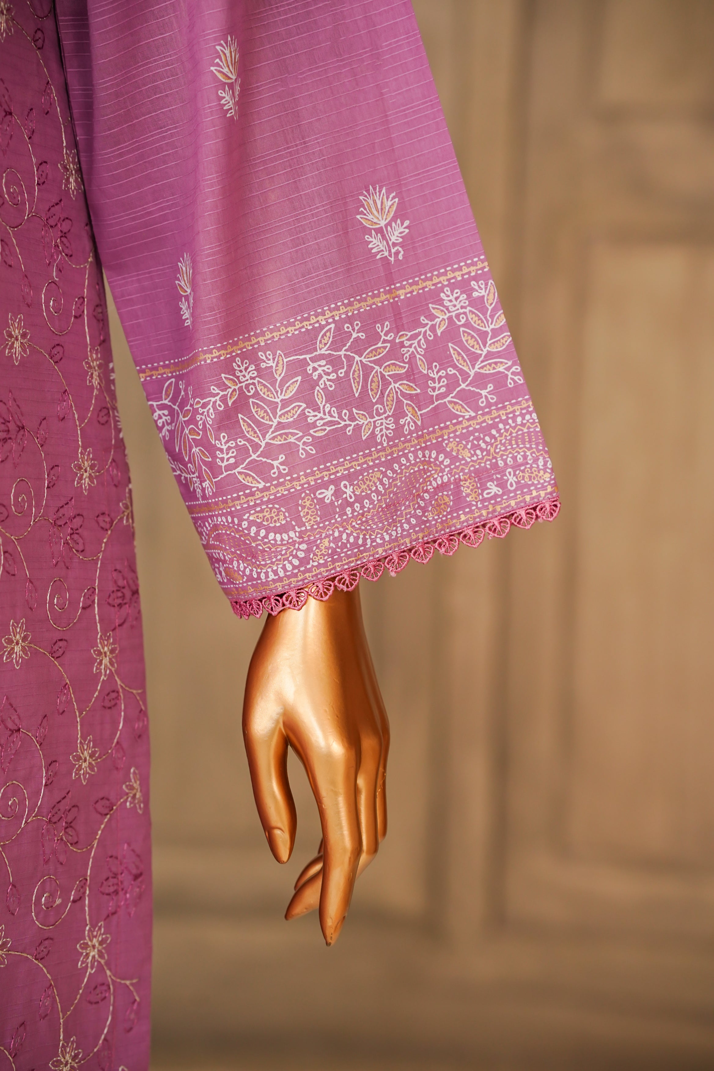 SHAH MEENA Table printed Embroidered Collection Vol 1,25 S-03