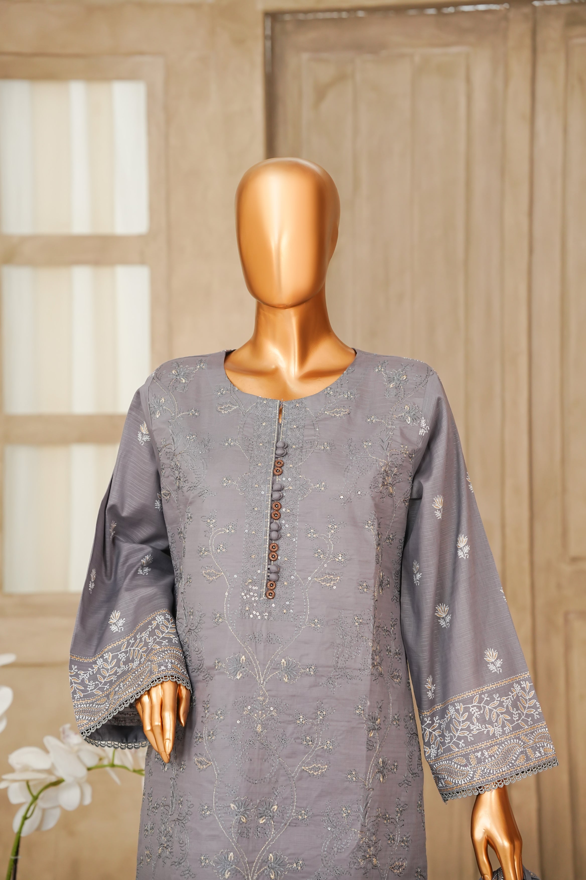 SHAH MEENA Table printed Embroidered Collection Vol 1,25 S-01