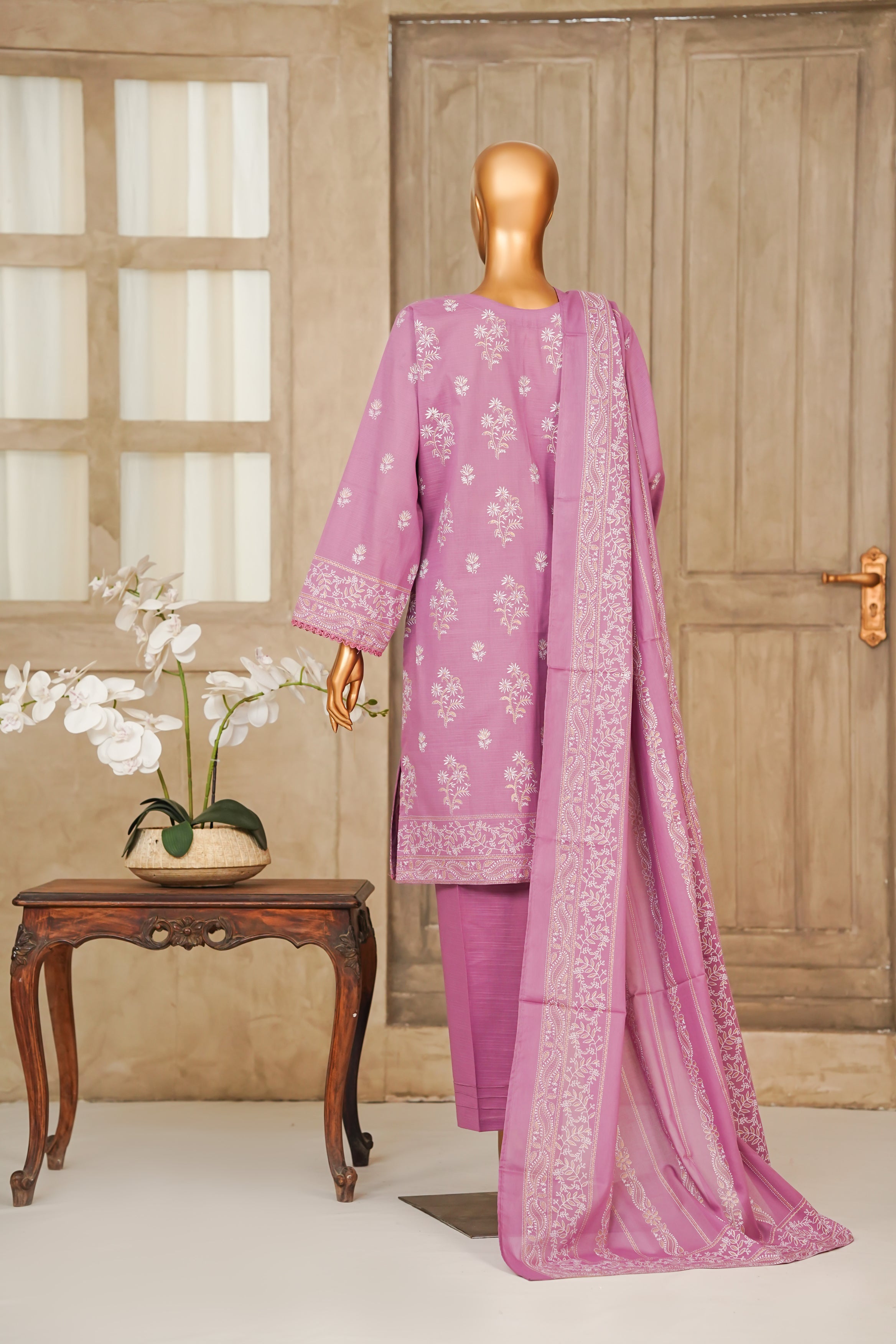 SHAH MEENA Table printed Embroidered Collection Vol 1,25 S-03