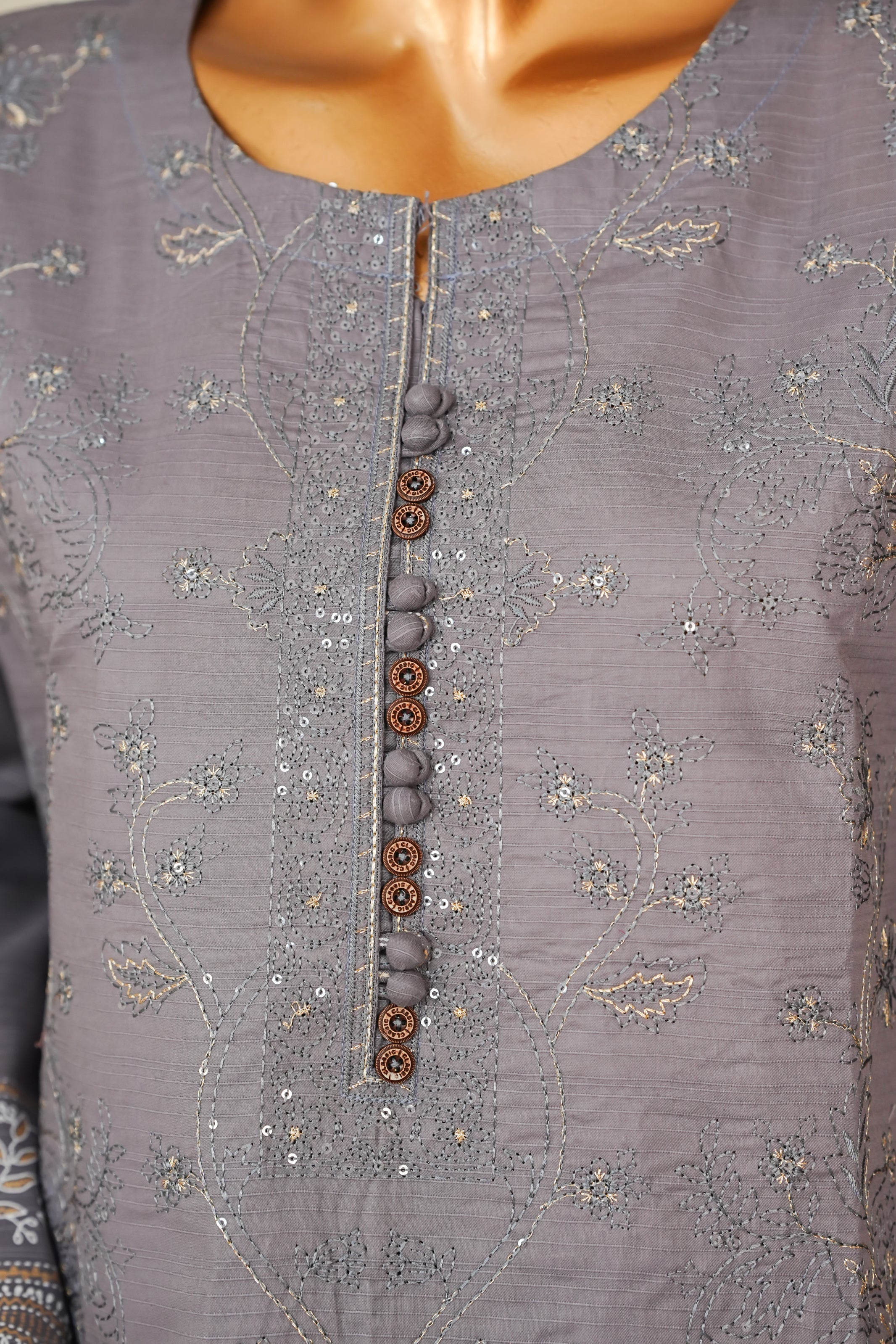 SHAH MEENA Table printed Embroidered Collection Vol 1,25 S-01