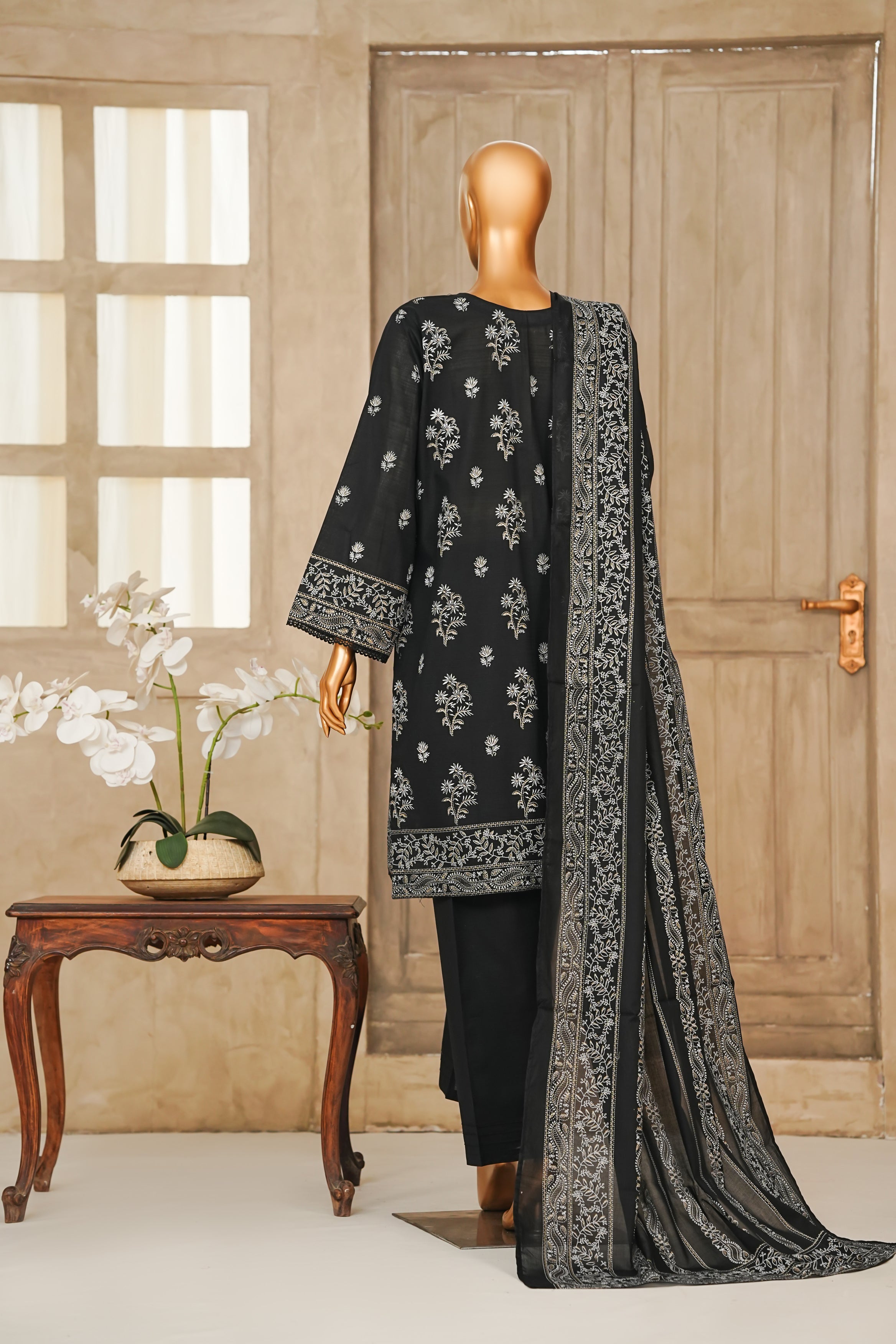 SHAH MEENA Table printed Embroidered Collection Vol 1,25 S-06