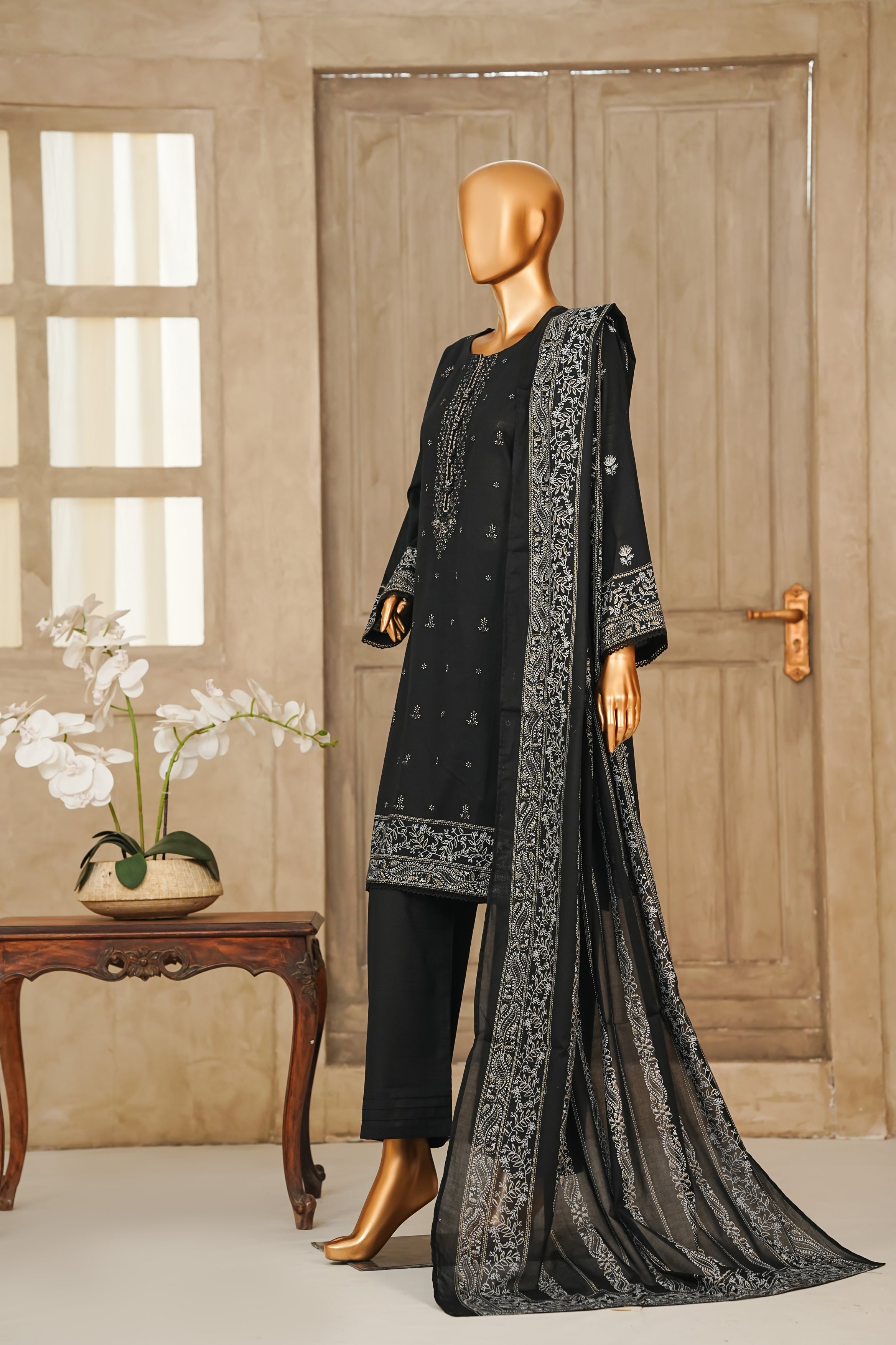 SHAH MEENA Table printed Embroidered Collection Vol 1,25 S-06