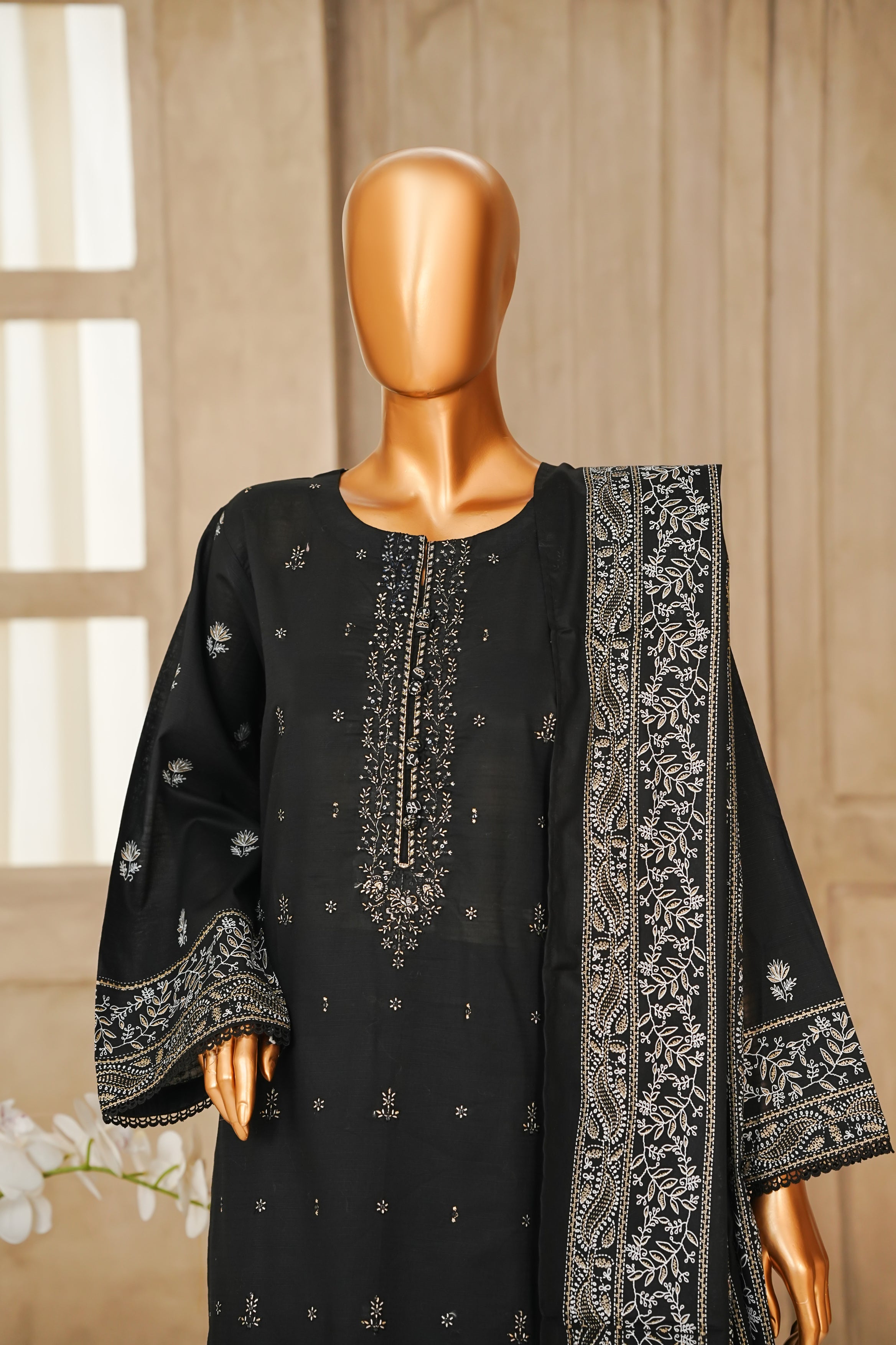 SHAH MEENA Table printed Embroidered Collection Vol 1,25 S-06