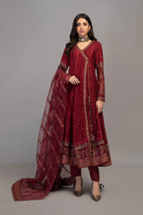 MARIA B LUXURY CHIFFON UNSTITCH 3PC SUIT