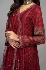MARIA B LUXURY CHIFFON UNSTITCH 3PC SUIT