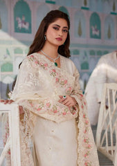 Elaf premium exclusive cotton lawn unstitch 3pc Skin