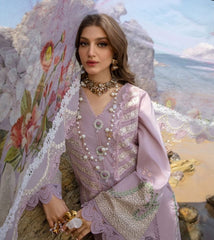 Crimson Exclusive Cotton Unstitched 3pc Light Purple