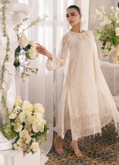 Azure Exclusive Cotton Embroidered 3pc Off White