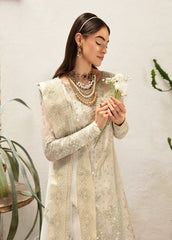 Gulaal Exclusive Cotton Unstitched 3pc Cream