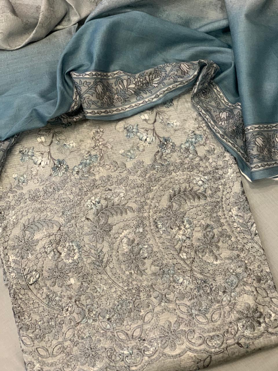 Floria Doria Collection Unstitch Lawn - 3pc