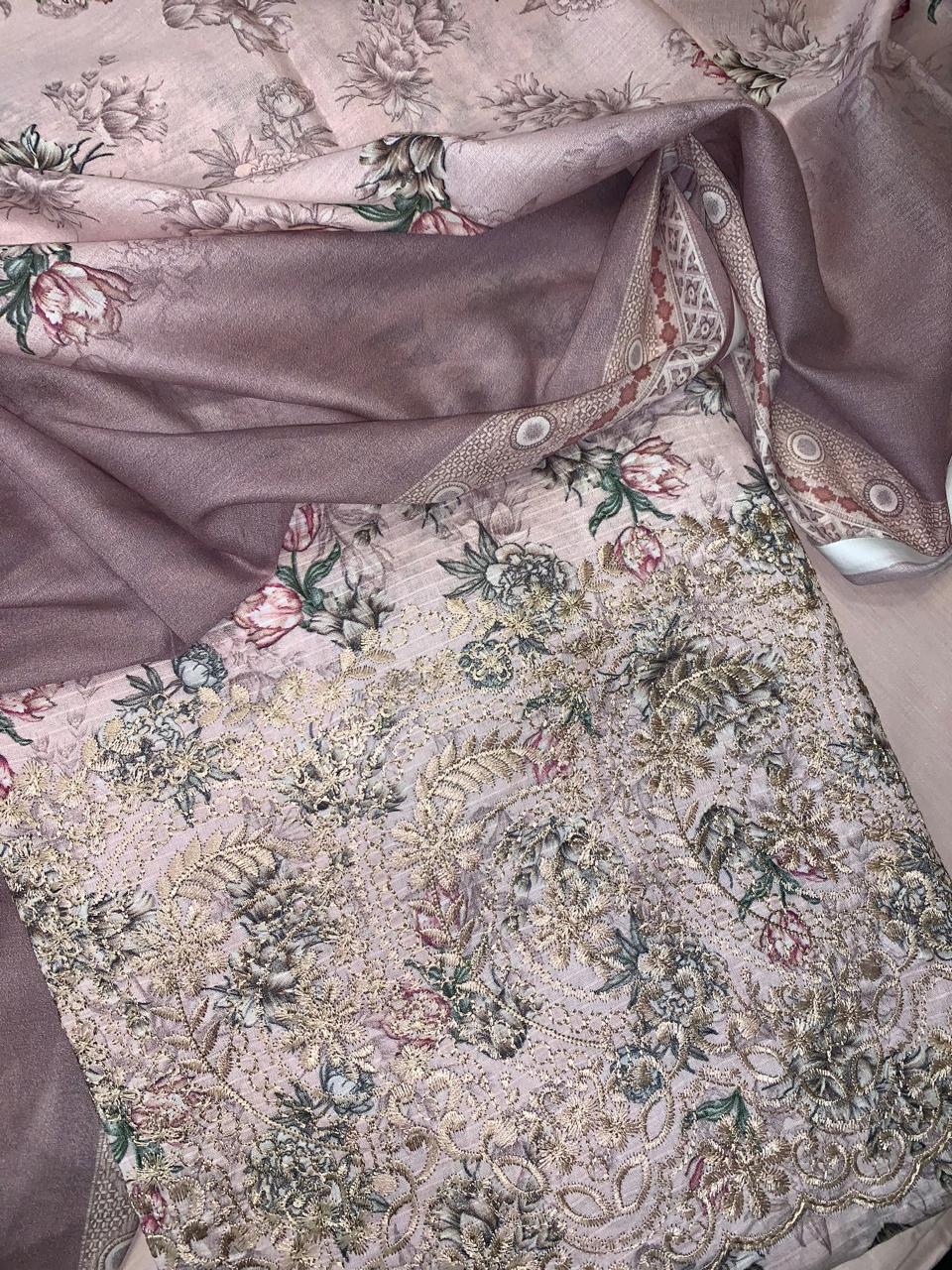 Floria Doria Collection Unstitch Lawn - 3pc