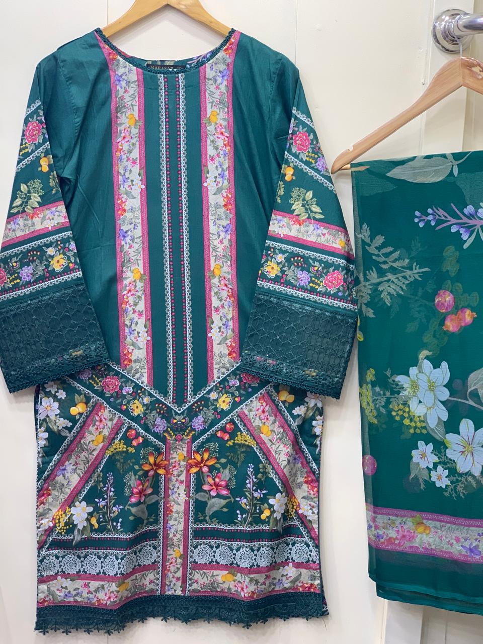 Basics Lawn Vol-03 stitch Collection B-01