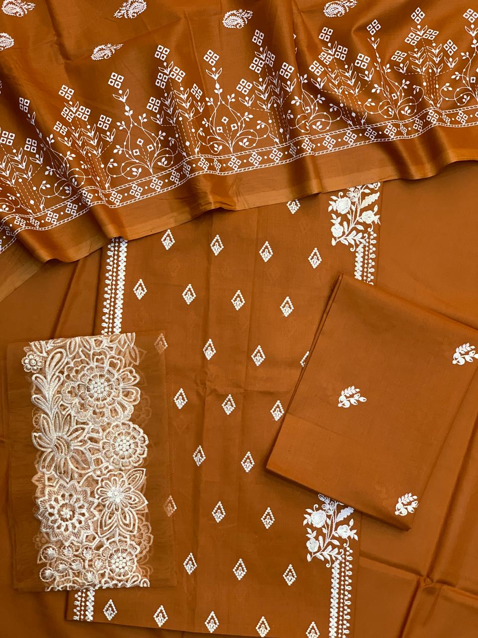 MoonSoon Lawn Dupatta Unstitch 3pc vol 1