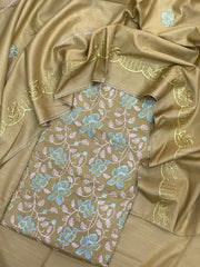 NIGAAR SLUB COTTON Embroidered Collection