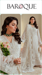 Baroque Luxury Chiffon Semistitch 3pc