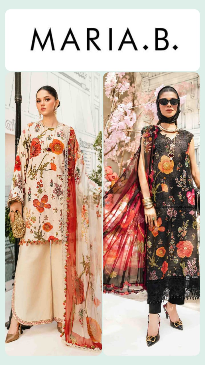 Maria B M series Unstitch 3pc Suit