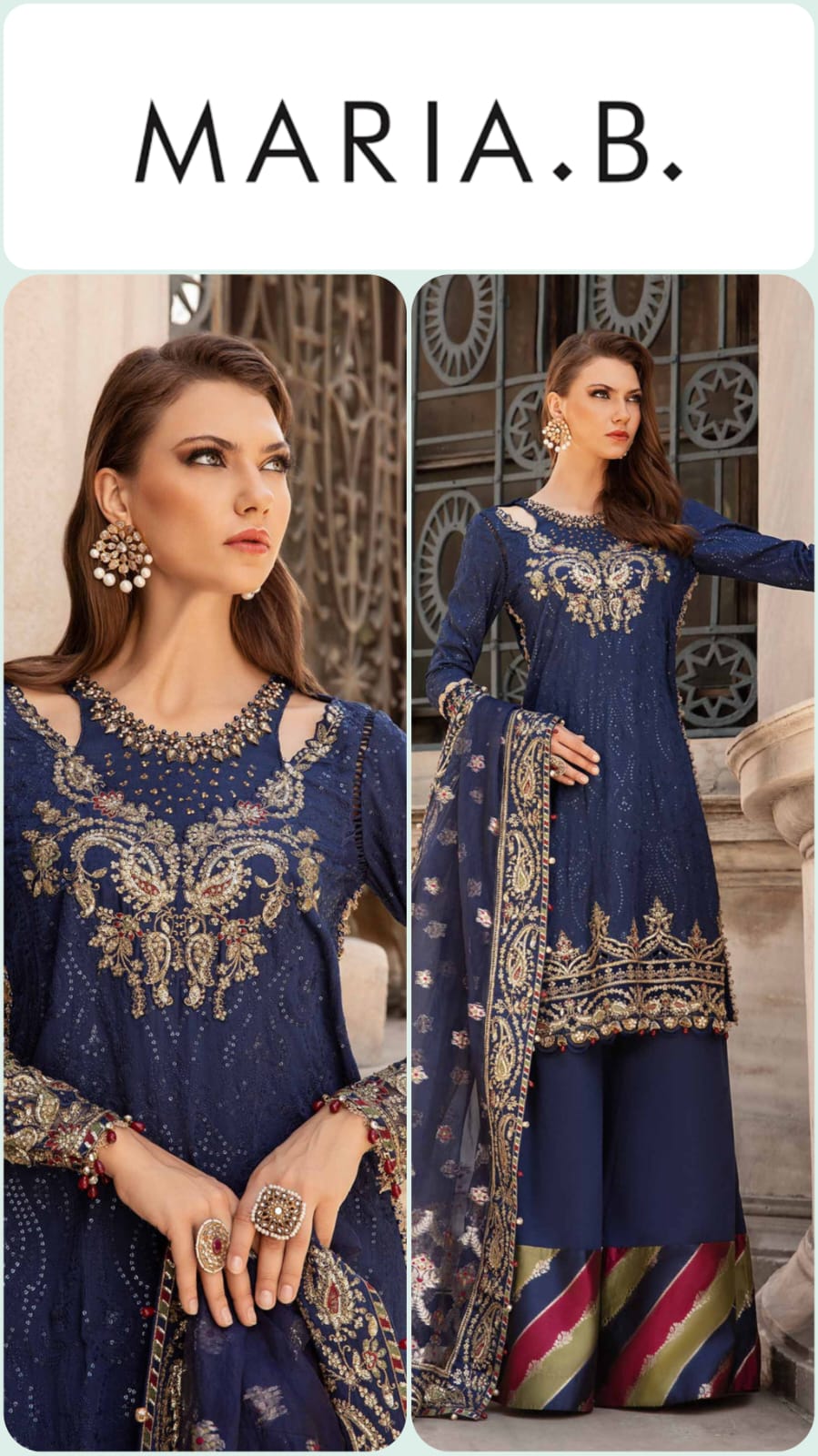 Maria B Exclusive Cotton Unstitched 3pc