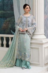 Maria b Luxury Chiffon Semi Stitch 2k25