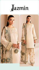 Jazmin Luxury Chiffon Unstitch 3pc Skin