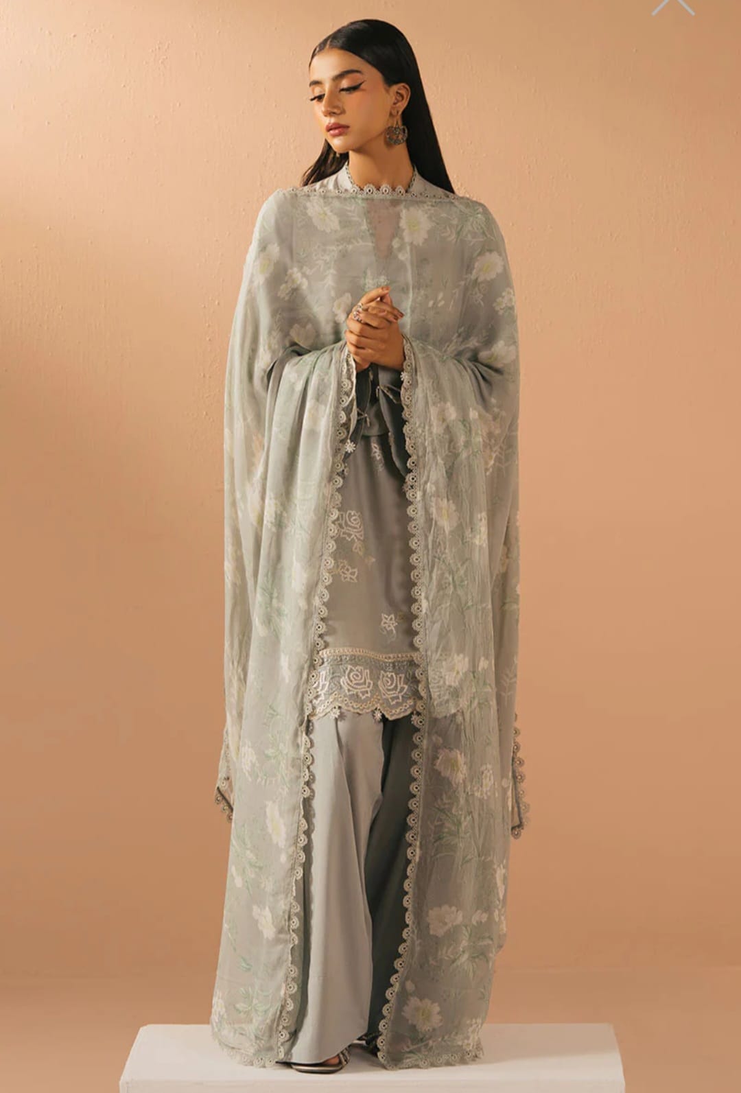 Cross Stitch Exclusive Cotton Unstitch 3pc Suit